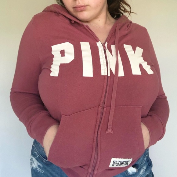 PINK Victoria's Secret Jackets & Coats Pink Zip Up Jacket Poshmark